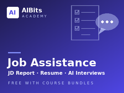 5. Job Assistance: JD Report, Resume & Interview Buddy course card